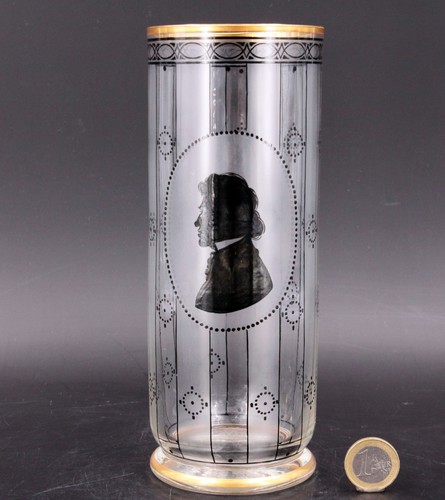 Vaso vetro con - vetro, lotto