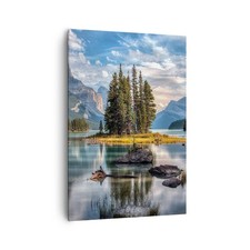 Quadro su Tela 70x100cm Lago