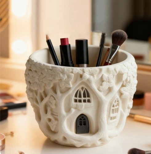 Vaso casa albero - , gesso