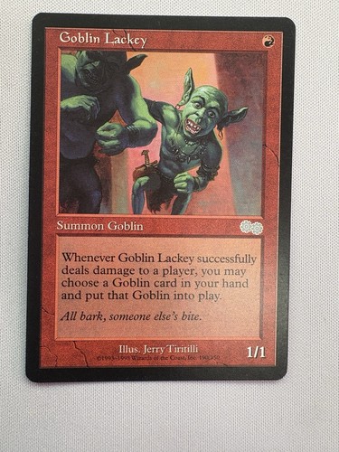 Goblin lackey urza - urza's, saga