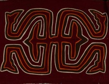 Maroon Classic Design Mola