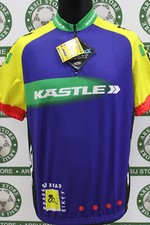 Maglia ciclismo bike KASTLE TG L A826 NUOVA NEW shirt maillot trikot jersey