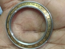 Baume mercier cronografo baumatic tachimetro lunetta oro e acciaio solo per ricambi