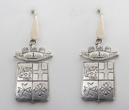 Italian navy 925 - navy:, silver