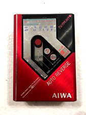 AIWA HS-J8 stereo radio registratore cassette Japan TV AM FM REVERSE Dolby con custodia