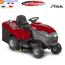 Trattorino Tagliaerba a Scoppio CASTELGARDEN Motore Benzina 635cc Rasaerba 102cm