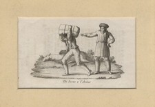 Un servo e l'Asino. (Scena in