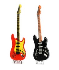 Chitarra modello metallo Beatles Lennon Harrison modello in metallo 3D kit fai da te regalo hobby
