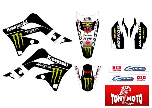 Kit grafiche adesivi monster - kit,