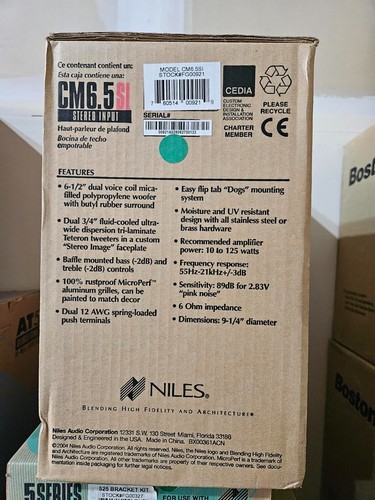 Niles cm6 5si altoparlante - niles,