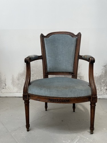 Poltrona neoclassica luigi xvi - poltrona,