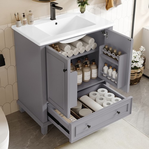 Set mobili bagno lavabo - 76, cm,