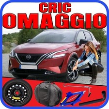 Ruotino Di Scorta 5Fori Da 16 Nissan Qashqai Con Kit Cric Crick + Chiave Sacca p
