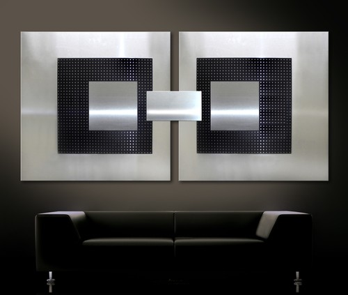 Originale astratto metallbild - originale,