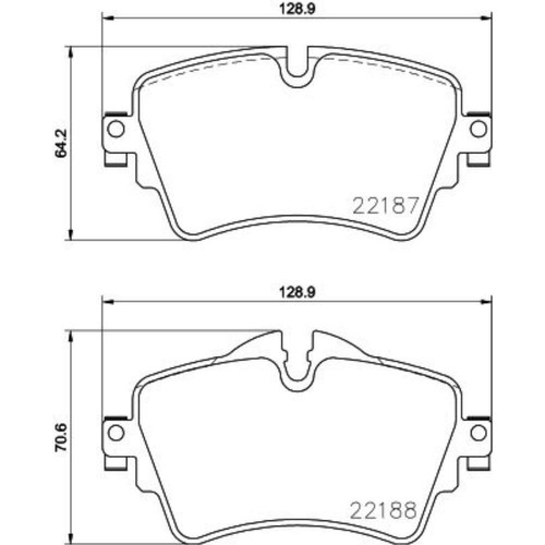 Kit pastiglie freno brembo - kit,