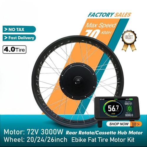 Kit fat bike elettrica 72v - kit,