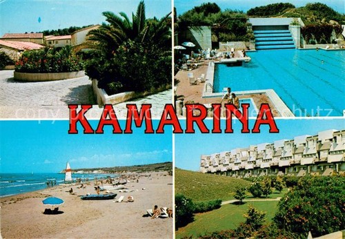 Piscina spiaggia mediterranea