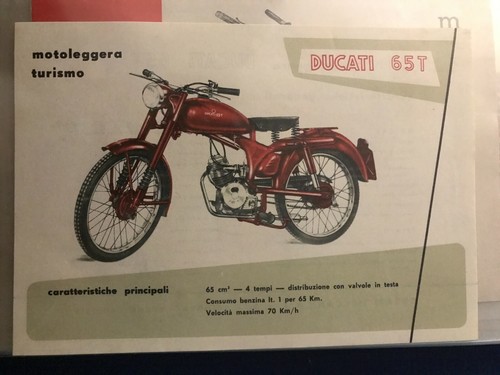 Brochure ducati 65t bologna - brochure,