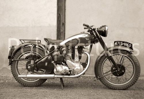 Moto antica bsa modello - moto, a