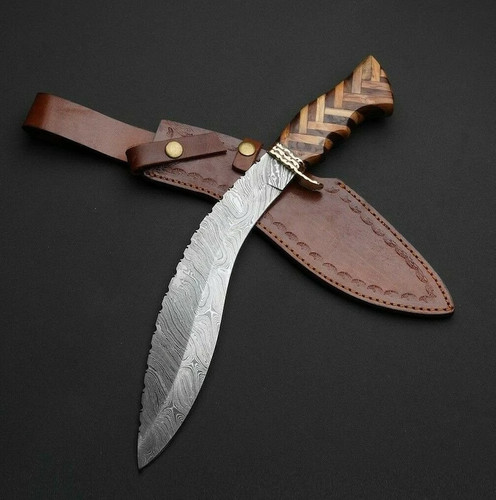 Kukri damascato con bellissimo - kukri,