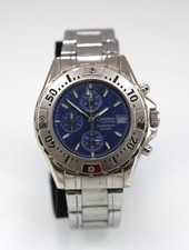 Caravelle Bulova Orologio Uomo Argento Acciaio Inox St 50m Batt Chron Data Blu