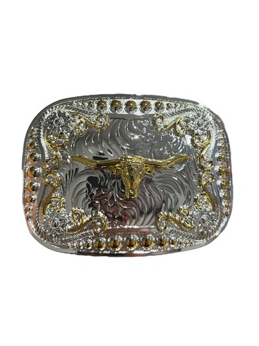 Fibbia per cintura stile - , bull