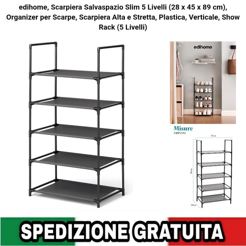 Scarpiera salvaspazio slim - scarpiera,