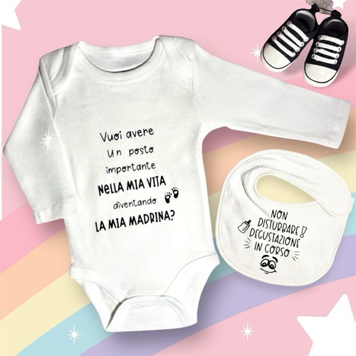Set neonato body bavetta - bavetta, e