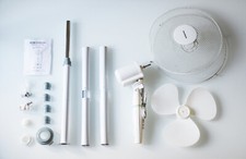 Ventilatore a colonna ORIEME, diametro 40 cm, 3 velocità.