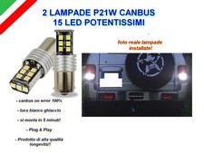 COPPIA LAMPADE RETROMARCIA