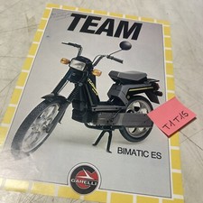 Garelli cyclomoteur 50 Team Bimatic ES prospectus catalogue brochure publicité