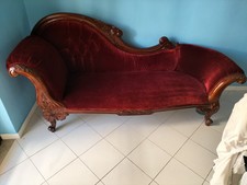 Dormeuse Divano Grande Legno Vintage Classico