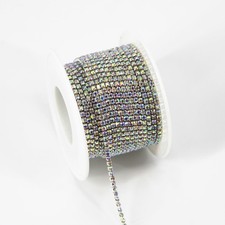 11 iarde 2 mm cristallo strass