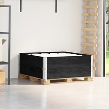 Paretali per Pallet 2 pz Neri