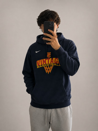 Felpa con cappuccio nike - con,