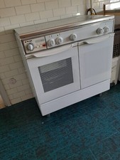 Macchina del gas TECNOGAS Bianco a manopole con forno vano libero e copertura