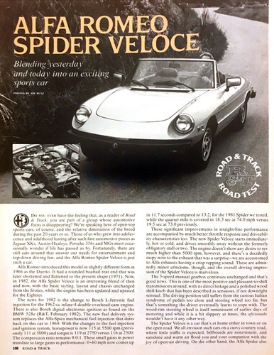 Alfa romeo spider veloce - romeo,