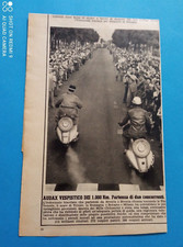 PUBBLICITA'  1951 AUDAX VESPISTICO VESPA 1000 KM BRESCIA PIAGGIO  ADVERT WERBUNG