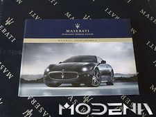 Manuale uso e manutenzione libretto di bordo tedesco Maserati GranTurismo S 2008