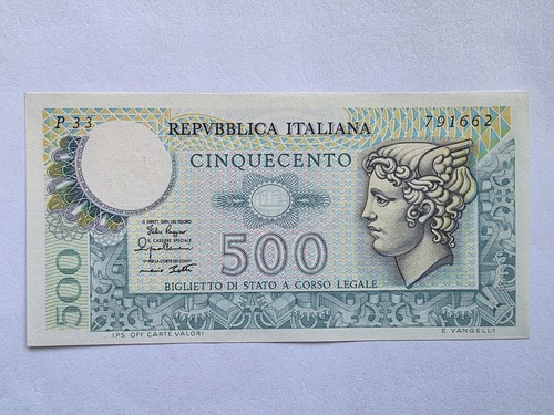 500 lire biglietto stato - 500,