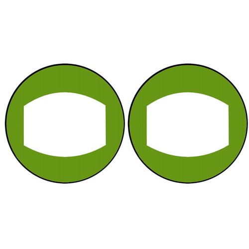 Vela per kayak verde pvc - vela,