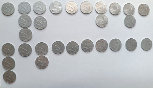 Lotto monete lire - lotto, 28
