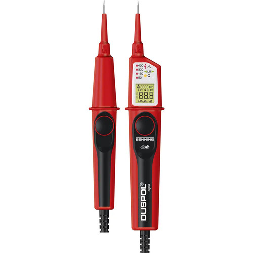 Benning duspol digital tester - benning,