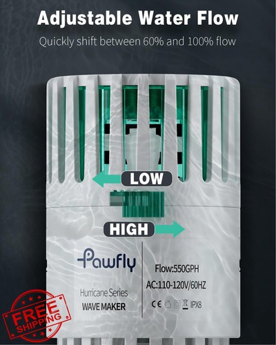 Pawfly 550 gph - acquario, wave