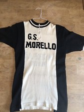 MAGLIA BICI SHIRT MAILLOT CICLISMO EROICA VINTAGE TAGLIA S G.S.MORELLO PD