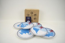 Set di 6 Piatti Sanpellegrino Il Mondo a Tavola in Ceramica by Seletti 2015