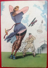 ARMA AERONAUTICA Illust BURATTIN Sexy satirica  PC Viaggiata 1943 WWII