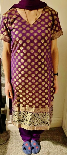 Abito punjabi indiano viola - indiano,,