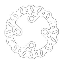 MOTO MASTER 110722 BRAKE ROTOR FIXED NITRO WAVE HONDA MONTESA COTA 260 4RT 2015