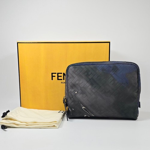 Fendi pochette jacquard ff - jacquard,